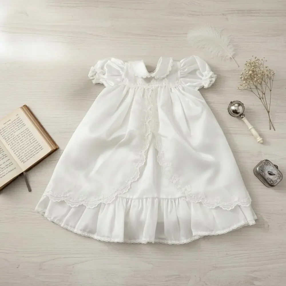 Vintage Phyllis BabyWear Infant Christening Set 7 Piece with Box 0–6 Mo